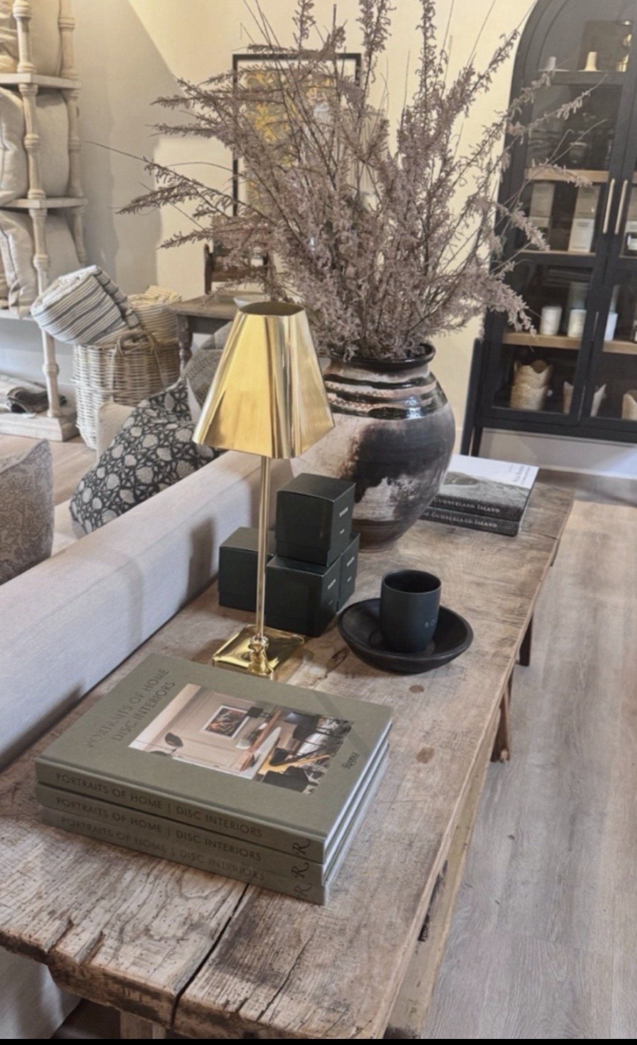 Curated objects and decor